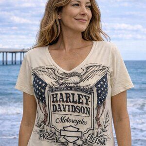 Women's Harley Davidson t-shirt - Jersey Shore sz Large